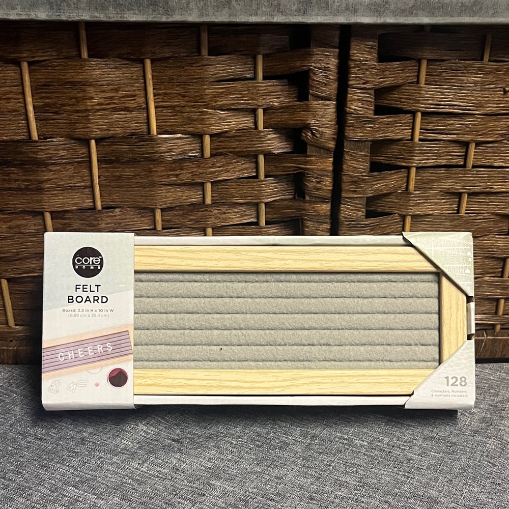 Core Felt Board with Wooden Frame